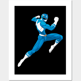 Blue Power Ranger Solo Posters and Art